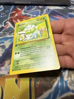 Biasam Bulbasaur - 44/102 1st Edition GERMAN Base Set Pokemon - Light Play - Image 5