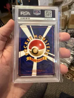 1999 POKEMON JAPANESE NEO PROMO PREMIUM FILE #157 TYPHLOSION-HOLO PSA 9 - Image 2