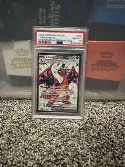 2023 POKEMON SVP EN-SV BLACK STAR PROMO #056 CHARIZARD EX PSA 10 - Image 1