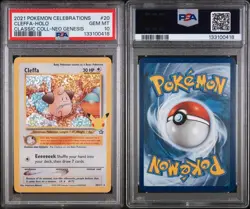 2021 POKEMON CELEBRATIONS CLASSIC COLL #20 CLEFFA-HOLO PSA 10 - Image 3