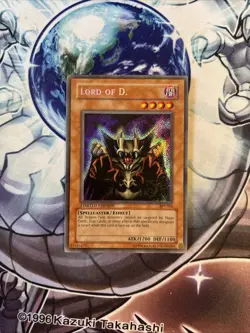 (119) Yu-Gi-Oh TCG Lord Of D. BPT-004 Limited Edition Secret Rare Card MP - Image 1