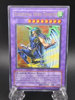 Elemental HERO Tempest EEN-EN034 YuGiOh Elemental Energy Ultra Rare 2005 - Image 1