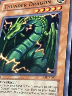 (A) Thunder Dragon MRD-097 - YuGiOh! Metal Raiders 1st Edition See Description - Image 2
