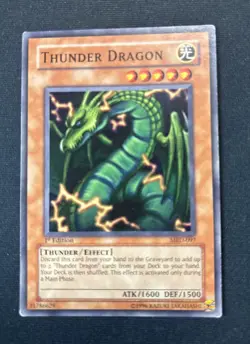 (B) Thunder Dragon MRD-097 - YuGiOh! Metal Raiders 1st Edition See Description - Image 1