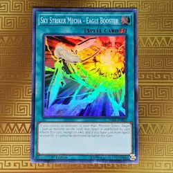 Sky Striker Mecha - Eagle Booster DASA-EN035 Super Rare 1st Edition NM YuGiOh - Image 1