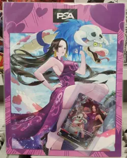 Boa Hancock OP07-038 ONE PIECE 2025 PSA Magazine Factory SEALED Promo Leader - Image 1