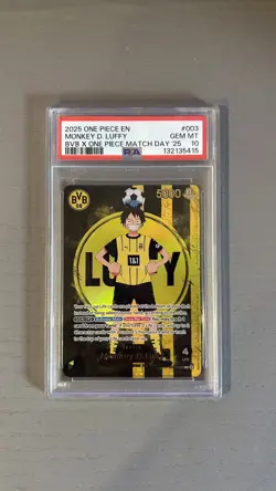 One Piece BVB Promo Karte ST13-003 Monkey D Luffy PSA 10 - Image 1