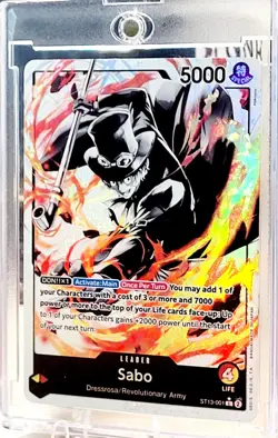 One Piece CCG Sabo Alternate Art Foil ST13-001 The Three Brothers - Image 1