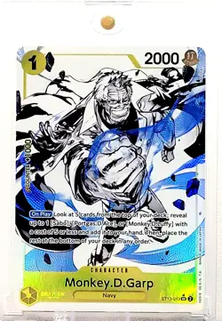 One Piece CCG Monkey.D.Garp ST13-013 Foil Super Rare NM English - Image 1