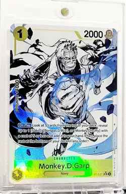 One Piece CCG Monkey.D.Garp ST13-013 Foil Super Rare NM English - Image 2