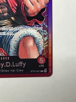 Monkey.D.Luffy ST01-001 One Piece Starter Deck 1 Straw Hat Crew Foil - Image 5
