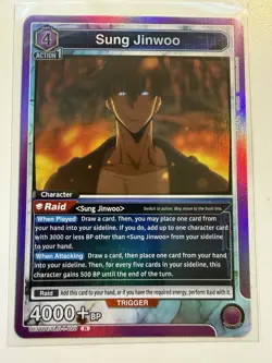 Union Arena Solo Leveling - Sung Jinwoo HOLO R Rare SLG-1-020 - Image 1
