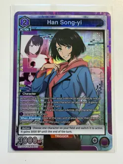 Union Arena UE17BT: SOLO LEVELING Han Song-yi UE17BT-SLG-1-003 Super Rare SR - Image 1