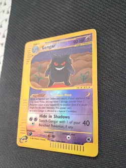 TCG POKEMON Card Carte GENGAR Ectoplasma REVERSE HOLO 48/165 2002 Vintage! - Image 2