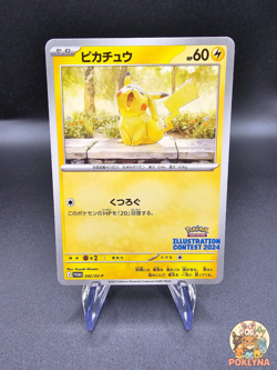 Pikachu 242/SV-P – Illustration Contest 2024 Promo - Pokemon Card Japanese - Image 1