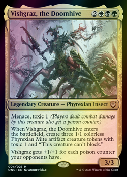 MTG Vishgraz, the Doomhive Foil ** All Will Be One Commander ** English - Image 1