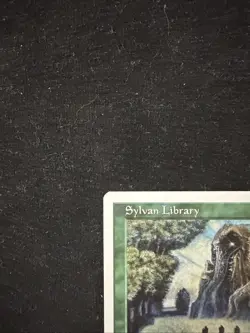 Sylvan Library 5th Edition NM – Magic The Gathering MTG Rare Card - Image 2