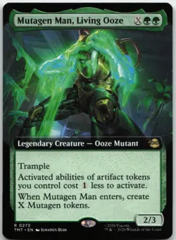 Mutagen Man, Living Ooze Teenage Mutant Ninja Turtles MTG NM Extended - Image 1