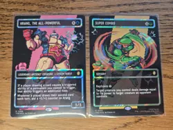 Krang, the All-Powerful & Super Combo Pixel Surge Foil MTG Commander: TMNT - Image 1