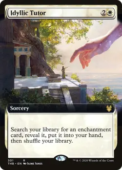 Idyllic Tutor Extended Art - 301 / English / Lightly Played MTG - Image 1