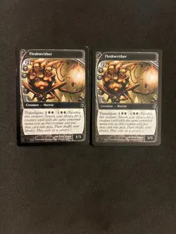 x2 Fleshwrither [Future Sight] Magic MTG Cards LP - Image 1