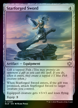 MTG Starforged Sword Foil ** Bloomburrow ** English (NM) - Image 1