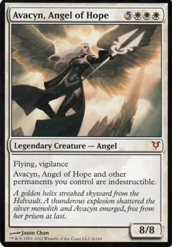 MTG: Oversize Cards: Avacyn, Angel of Hope: Lightly Played Condition - Image 1