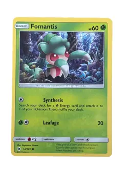New: 2017 Pokemon TCG Fomantis Sun & Moon 14 Regular Common - Image 1