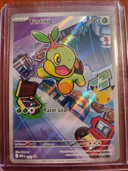 Pokemon 30th Anniversary First Partner Illustration Promo Turtwig 040 NM - Image 1