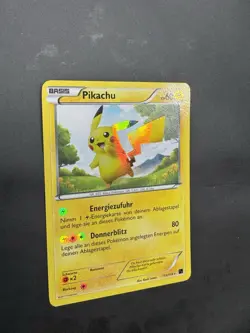 Pokemon TCG Pikachu Schwarz-Weiß 115/114 Holo Secret Rare Deutsch Near Mint - Image 4