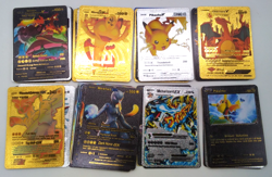 Job Lot of Fan Made 70 Pokemon V / VMAX / GX / EX Cards – Full Art Foil Holo - Image 1