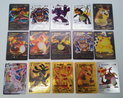 Job Lot of Fan Made 70 Pokemon V / VMAX / GX / EX Cards – Full Art Foil Holo - Image 2