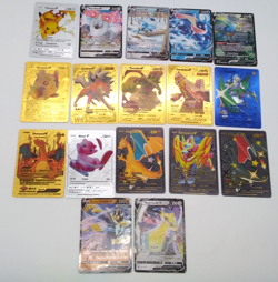 Job Lot of Fan Made 70 Pokemon V / VMAX / GX / EX Cards – Full Art Foil Holo - Image 4