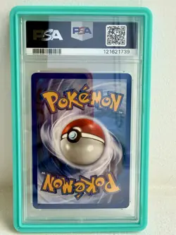 2002 POKEMON LEGENDARY COLLECTION — #9 DARK VAPOREON — REVERSE FOIL — PSA 8 - Image 2