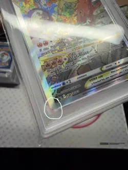 2022 Pokemon SWSH FA Charizard Vstar Ultra Premium Collection #262 PSA 7 Miscut - Image 2