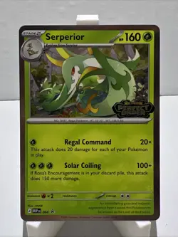 Pokemon TCG Serperior Perfect Order Prerelease Black Star Promo MEP 064 NM - Image 1