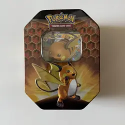 Pokemon TCG Hidden Fates Raichu GX Tin NEW & Factory Sealed - Image 1