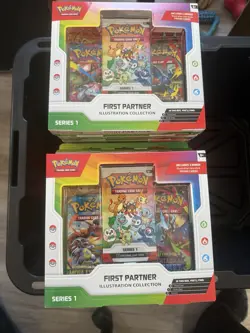 Lot of 20 Pokemon First Partner Illustration Boxes Sealed - Image 1