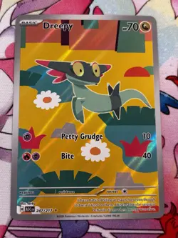 Pokemon Dreepy 247/217 ASC Full Art Holo Rare 70HP Dragon Ghost Pokemon TCG Card - Image 2