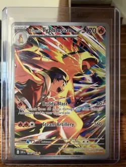 Pokemon Ethan's Typhlosion 190/182 Sv10 Destined Rivals Illustration Rare Holo - Image 1