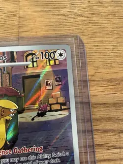 Pokemon Gumshoos Holofoil Illustration Rare ME01: Mega Evolution 153/132 NM - Image 3