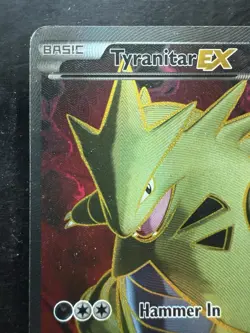 Pokemon Tyranitar EX Full Art Ultra Rare Holo 91/98 XY Ancient Origins (MP) - Image 2