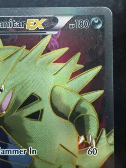 Pokemon Tyranitar EX Full Art Ultra Rare Holo 91/98 XY Ancient Origins (MP) - Image 3