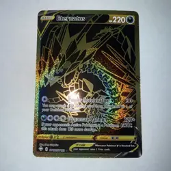 Pokemon TCG Eternatus v SV121/SV122 Shining Fates Gold Ultra Rare NM Condition - Image 1