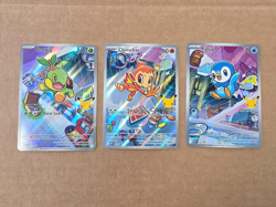 Pokemon 30th Anniversary First Partner Promo Set Card 040 041 042 Turtwig Piplup - Image 1