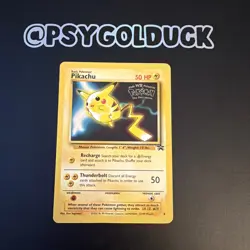 Pokemon English Vintage - Black Star Promo WOTC - Pikachu 4 - Movie LP A21 - Image 1