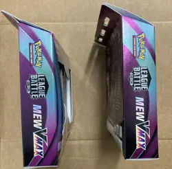 2x Pokemon Mew VMAX League Battle Decks Factory Sealed Damage - Image 2