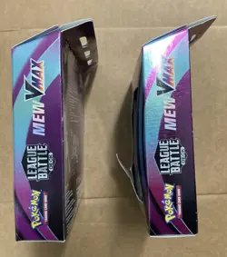 2x Pokemon Mew VMAX League Battle Decks Factory Sealed Damage - Image 3
