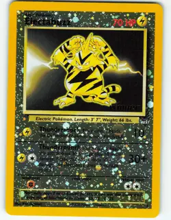 Electabuzz - Reverse Holo - 1/9 Best of Game - Pokemon TCG - 2002 - Image 1