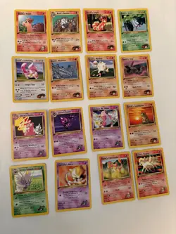 Pokemon vintage 48 cards Gym heroes 1st edition non holo lot - Image 1